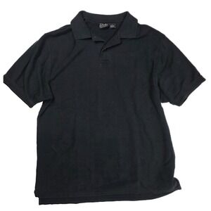 Jos. A. Bank‎ Travelers Black Short Sleeve 1/4 Button Polo Men's Size XL